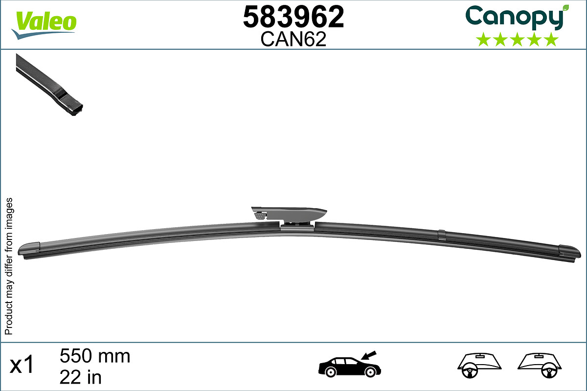 Lamela stergator 583962 VALEO